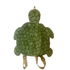 Vintage Aurora World Green Turtle Plush Backpack from the 1990’s
